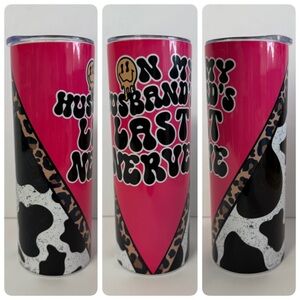 Cow and Leopard Print 20oz Skinny Tumbler